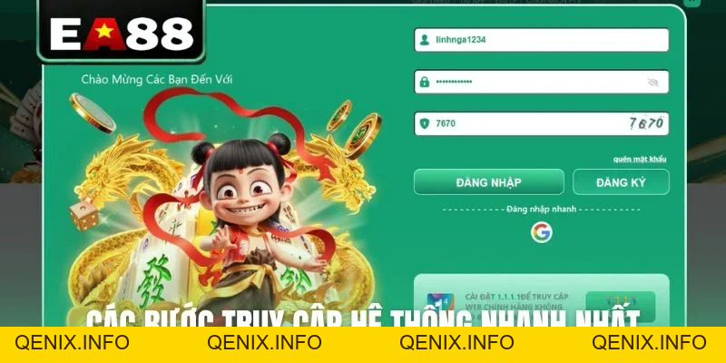 Hướng Dẫn Đăng Nhập EA88 Nhanh Chóng Và An Toàn - QENIX