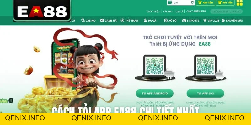 Tải App EA88 Chi Tiết Cho Dòng Điện Thoại Android Và iOS - QENIX