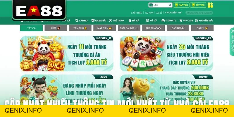Tin Tức EA88 - Kênh Thông Tin Cá Cược Chính Thống Cho Bạn - QENIX