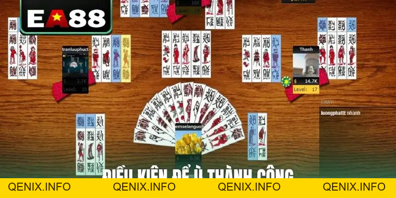 Cách Chơi Bài Chắn: Quy Tắc Chia Bài, Bốc Cái, Ù, Xướng - QENIX