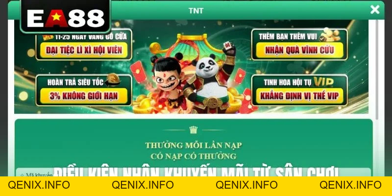 Tổng Hợp Khuyến Mãi EA88 Mới Nhất Dành Cho Thành Viên - QENIX