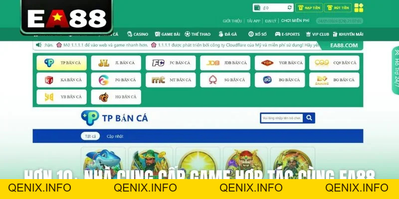 Bắn Cá EA88 - Chinh Phục Đại Dương Rinh Thưởng Cực Khủng - QENIX
