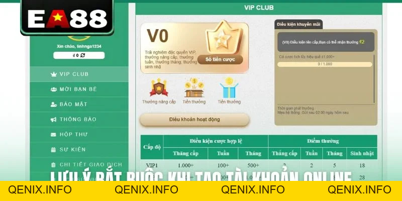 Hướng Dẫn Đăng Ký EA88 Chi Tiết Từ A Đến Z Cho Tân Binh - QENIX