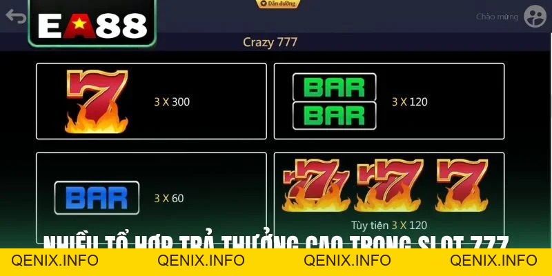 Nổ Hũ 777 EA88 Quay Slot Cổ Điển Nhận Jackpot Cực Lớn - QENIX