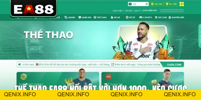 Thể Thao EA88: Sân Chơi Cá Độ Đẳng Cấp Và Chuyên Nghiệp - QENIX