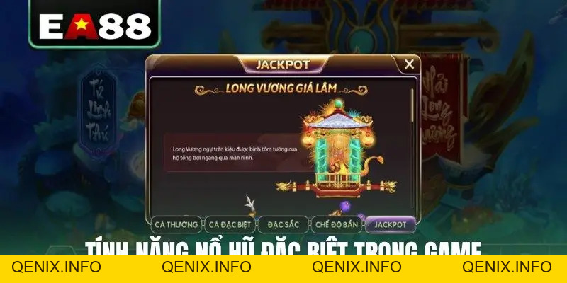 Bắn Cá Ăn Xu Săn Tiền Mặt Từ Jackpot Lên Đến 10M Tại EA88 - QENIX