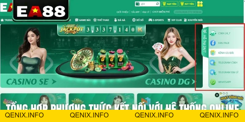 Hướng Dẫn Liên Hệ EA88 An Toàn - Hỗ Trợ Hội Viên 24/7 - QENIX