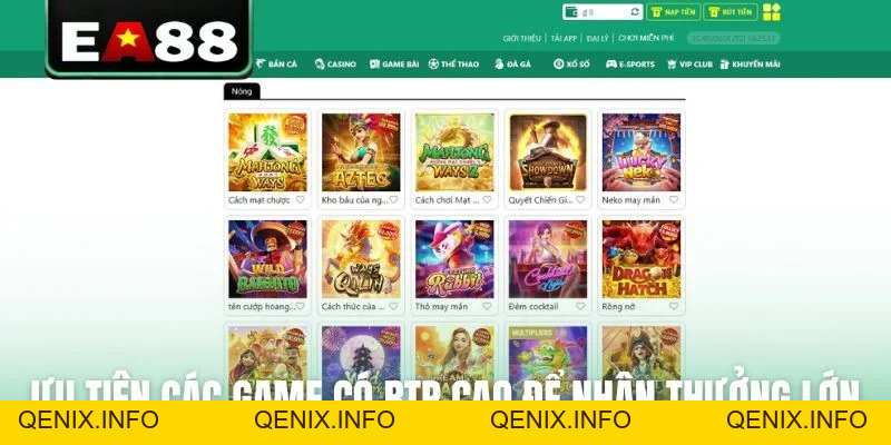 Nổ Hũ Jackpot - Trải Nghiệm Quay Hũ Đỉnh Cao Tại EA88 - QENIX