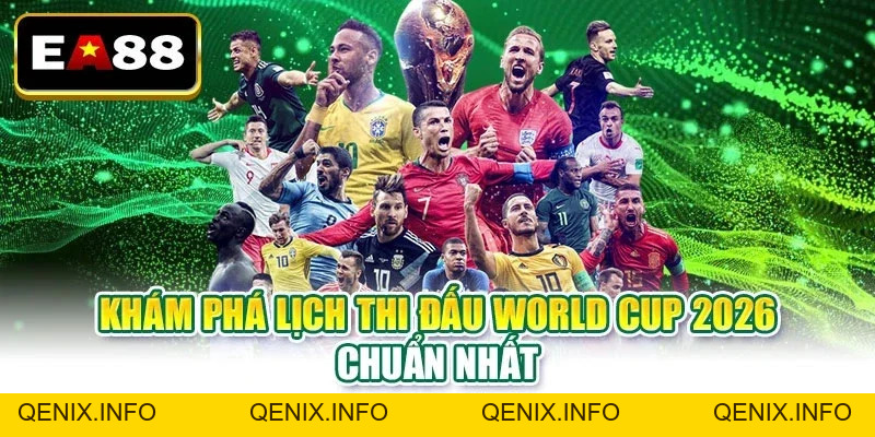 Lịch Thi Đấu World Cup 2026 Chi Tiết Từ Ban Tổ Chức - QENIX